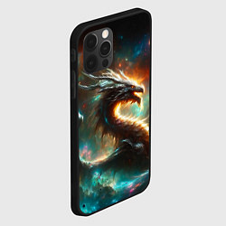 Чехол для iPhone 12 Pro Max The incredible space dragon, цвет: 3D-черный — фото 2