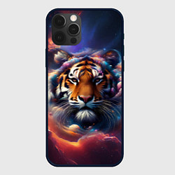 Чехол для iPhone 12 Pro Max Космический лев, цвет: 3D-черный