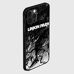 Чехол для iPhone 12 Pro Max Linkin Park black graphite, цвет: 3D-черный — фото 2