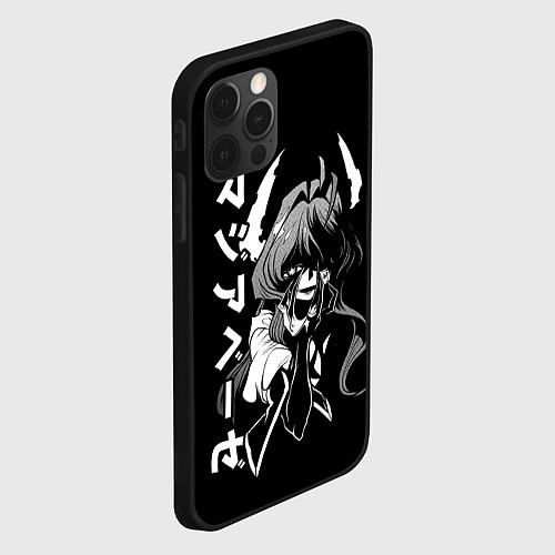 Чехол iPhone 12 Pro Max Утена-чан - Становясь волшебницей / 3D-Черный – фото 2