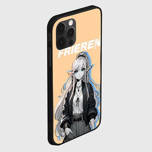 Чехол iPhone 12 Pro Max Провожающая в последний путь Фрирен - Фрирен / 3D-Черный – фото 2