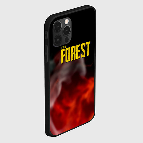 Чехол iPhone 12 Pro Max Forest fire game / 3D-Черный – фото 2