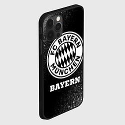 Чехол для iPhone 12 Pro Max Bayern sport на темном фоне, цвет: 3D-черный — фото 2