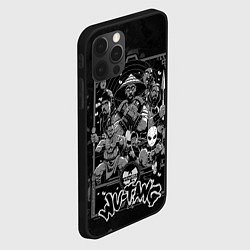 Чехол для iPhone 12 Pro Max Wu tang monks, цвет: 3D-черный — фото 2