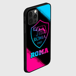 Чехол для iPhone 12 Pro Max Roma - neon gradient, цвет: 3D-черный — фото 2