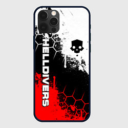 Чехол iPhone 12 Pro Max Helldivers 2: Skull Logo
