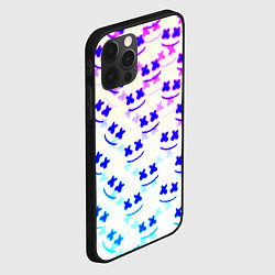 Чехол для iPhone 12 Pro Max Marshmello pattern neon, цвет: 3D-черный — фото 2