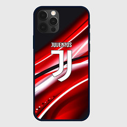 Чехол для iPhone 12 Pro Max Juventus geometry sport line, цвет: 3D-черный