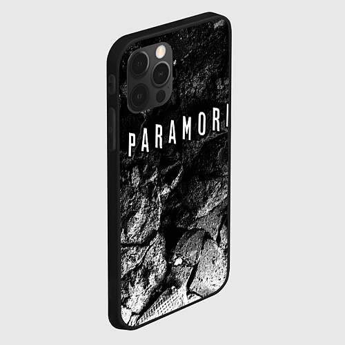 Чехол iPhone 12 Pro Max Paramore black graphite / 3D-Черный – фото 2