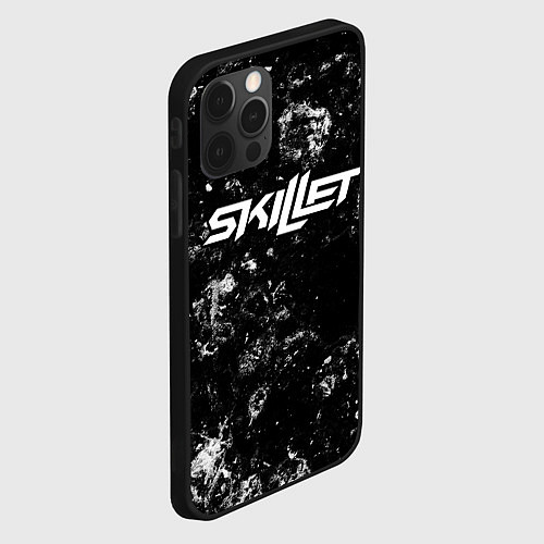 Чехол iPhone 12 Pro Max Skillet black ice / 3D-Черный – фото 2