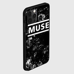 Чехол для iPhone 12 Pro Max Muse black ice, цвет: 3D-черный — фото 2