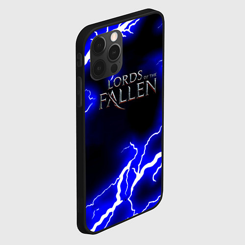 Чехол iPhone 12 Pro Max Lord of the fallen steel storm / 3D-Черный – фото 2