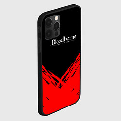 Чехол для iPhone 12 Pro Max Bloodborne souls краски, цвет: 3D-черный — фото 2