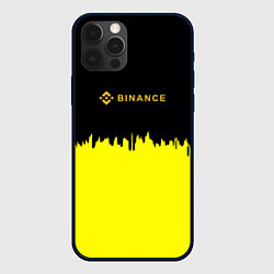 Чехол для iPhone 12 Pro Max Binance биржа краски, цвет: 3D-черный