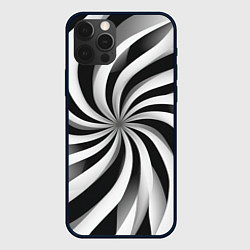 Чехол для iPhone 12 Pro Max Оптическое путешествие, цвет: 3D-черный