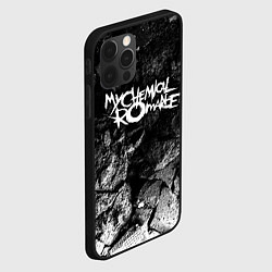 Чехол для iPhone 12 Pro Max My Chemical Romance black graphite, цвет: 3D-черный — фото 2