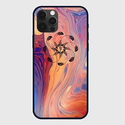 Чехол для iPhone 12 Pro Max Тибетский символ тульпы, цвет: 3D-черный