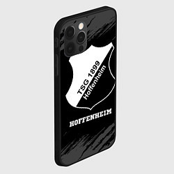 Чехол для iPhone 12 Pro Max Hoffenheim sport на темном фоне, цвет: 3D-черный — фото 2