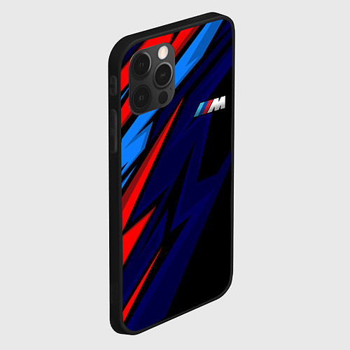 Чехол iPhone 12 Pro Max M power - цвета бмв / 3D-Черный – фото 2
