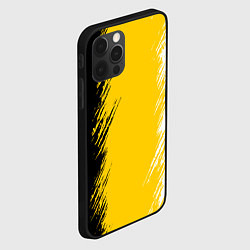 Чехол для iPhone 12 Pro Max Имперский флаг России штрихи, цвет: 3D-черный — фото 2
