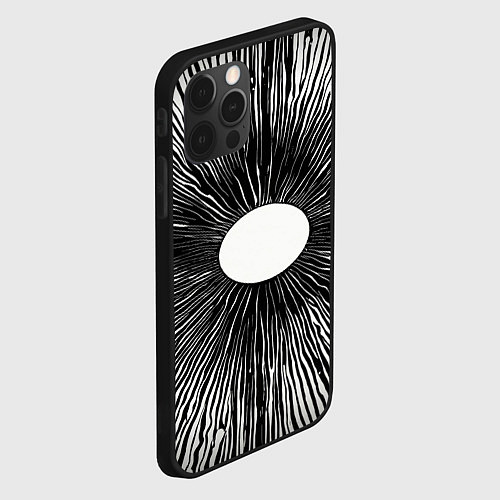 Чехол iPhone 12 Pro Max Поглощение / 3D-Черный – фото 2