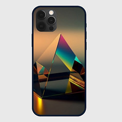 Чехол для iPhone 12 Pro Max Призма пирамидальная, цвет: 3D-черный