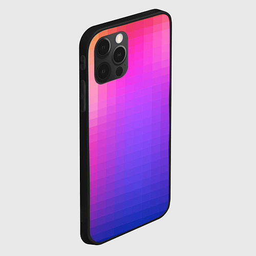 Чехол iPhone 12 Pro Max Gradient 8-bit / 3D-Черный – фото 2