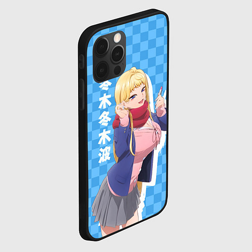 Чехол iPhone 12 Pro Max Dosanko Gyaru Is Mega Cute - Fuyuki Minami / 3D-Черный – фото 2