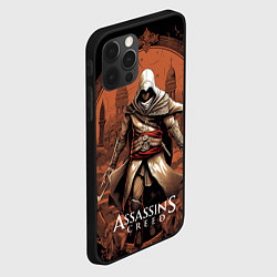 Чехол для iPhone 12 Pro Max Assassins creed город в песках, цвет: 3D-черный — фото 2