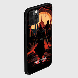 Чехол для iPhone 12 Pro Max Assassins creed заброшенный старый город, цвет: 3D-черный — фото 2