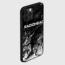 Чехол для iPhone 12 Pro Max Radiohead black graphite, цвет: 3D-черный — фото 2