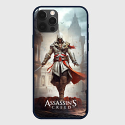 Чехол для iPhone 12 Pro Max Assassins creed старый город, цвет: 3D-черный