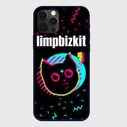 Чехол для iPhone 12 Pro Max Limp Bizkit - rock star cat, цвет: 3D-черный