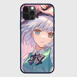 Чехол для iPhone 12 Pro Max Touhou Project Youmu Konpaku мило, цвет: 3D-черный