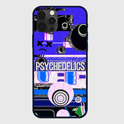 Чехол для iPhone 12 Pro Max Psychedelics, цвет: 3D-черный