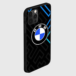 Чехол для iPhone 12 Pro Max Bmw абстракция, цвет: 3D-черный — фото 2