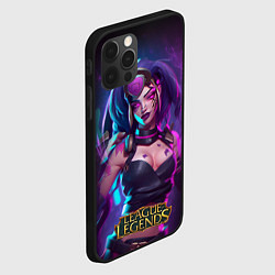 Чехол для iPhone 12 Pro Max League Of Legends Akali Kda, цвет: 3D-черный — фото 2