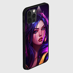 Чехол для iPhone 12 Pro Max League of Legends Kaisa Kda style, цвет: 3D-черный — фото 2