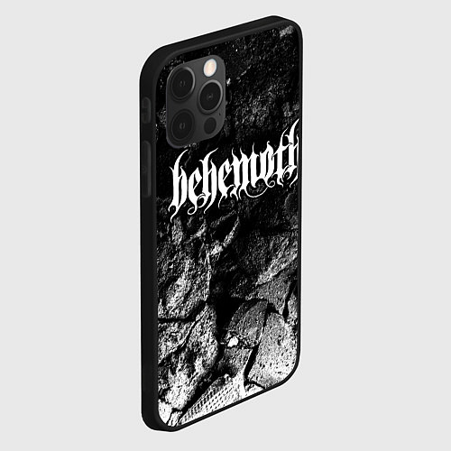 Чехол iPhone 12 Pro Max Behemoth black graphite / 3D-Черный – фото 2