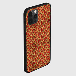 Чехол для iPhone 12 Pro Max Звезды в стиле СССР, цвет: 3D-черный — фото 2
