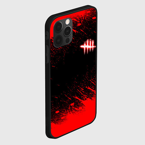 Чехол iPhone 12 Pro Max Dead by daylight огненный / 3D-Черный – фото 2