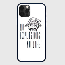 Чехол для iPhone 12 Pro Max No explosions no life, цвет: 3D-черный