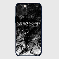 Чехол для iPhone 12 Pro Max Crystal Castles black graphite, цвет: 3D-черный