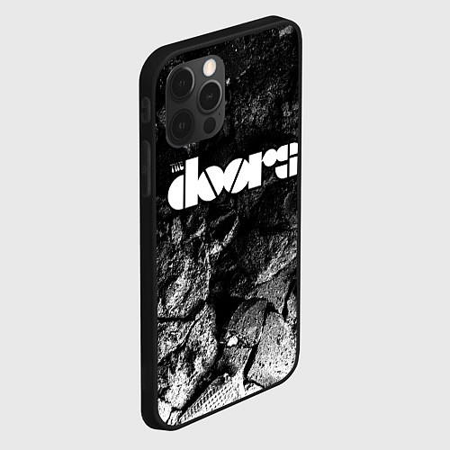 Чехол iPhone 12 Pro Max The Doors black graphite / 3D-Черный – фото 2