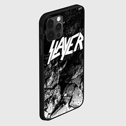 Чехол для iPhone 12 Pro Max Slayer black graphite, цвет: 3D-черный — фото 2
