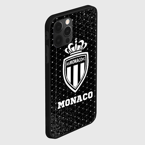 Чехол iPhone 12 Pro Max Monaco sport на темном фоне / 3D-Черный – фото 2