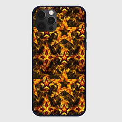 Чехол для iPhone 12 Pro Max Огненные звезды 9 мая, цвет: 3D-черный