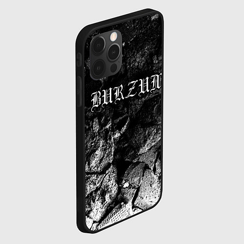 Чехол iPhone 12 Pro Max Burzum black graphite / 3D-Черный – фото 2