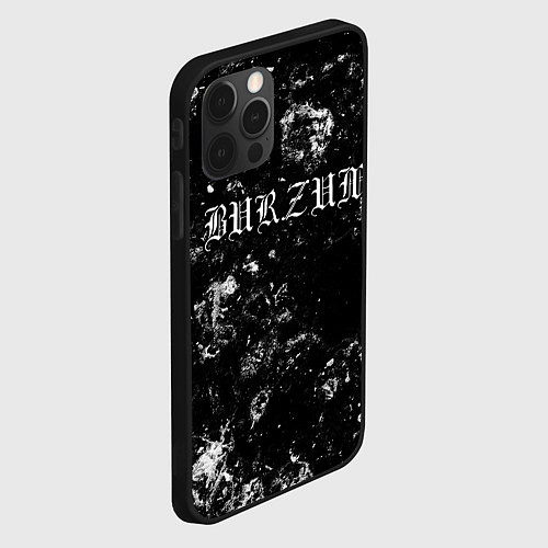 Чехол iPhone 12 Pro Max Burzum black ice / 3D-Черный – фото 2