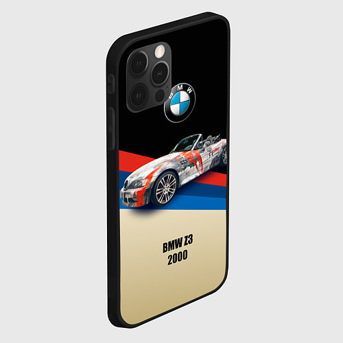 Чехол iPhone 12 Pro Max Немецкий родстер BMW Z3 / 3D-Черный – фото 2